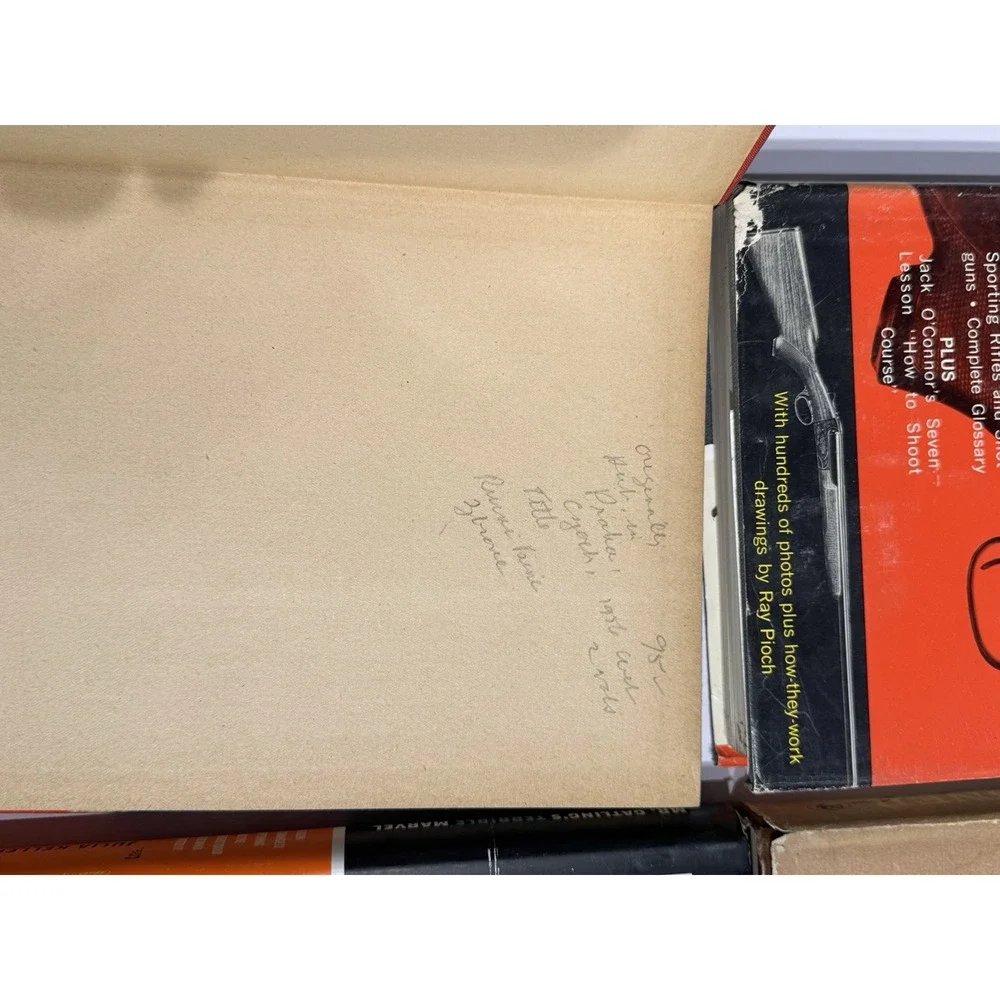 VTG Firearms/Hunting Books Lot of 4 | Rifles Shotguns Gatling Handfeuerwaffen